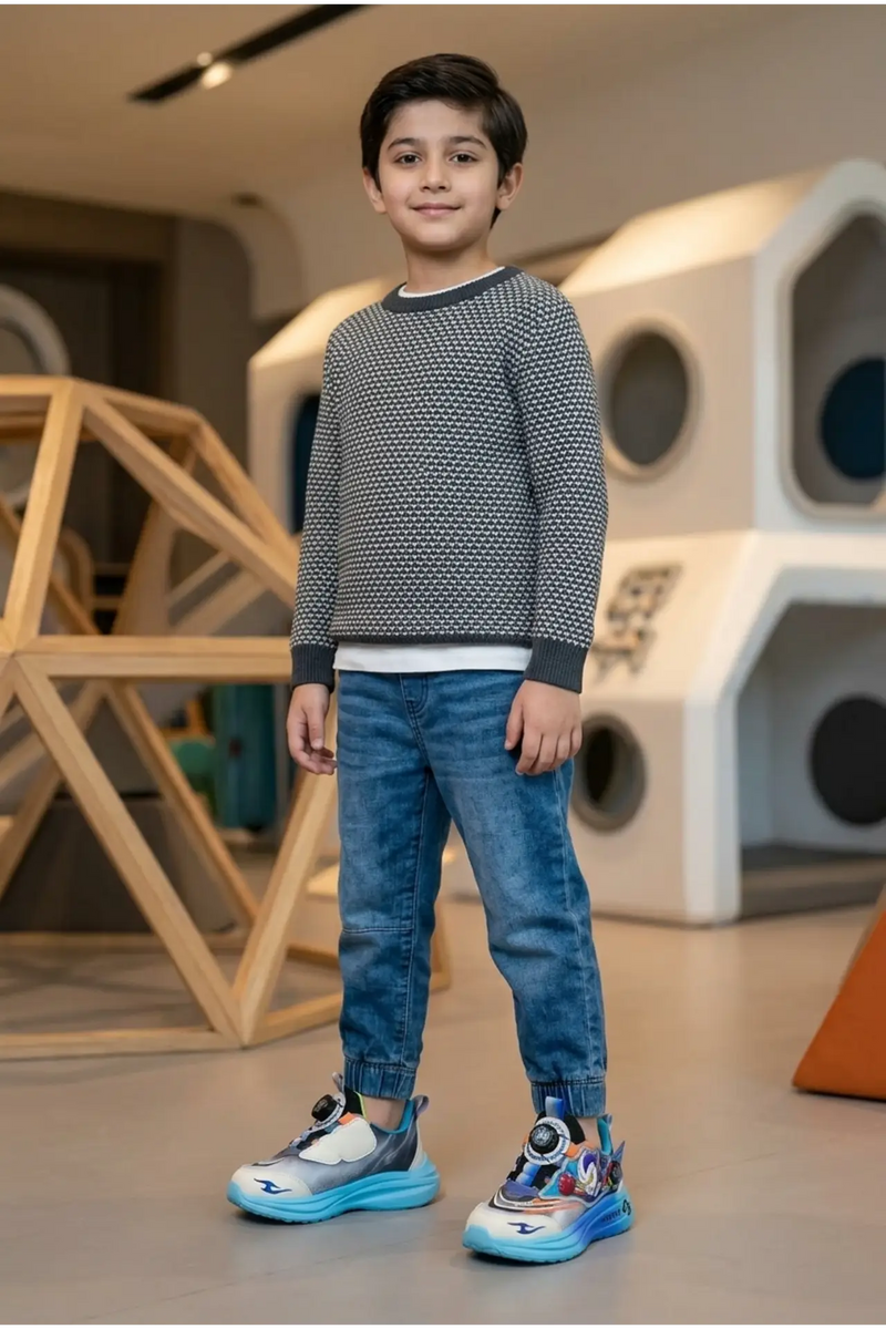 Boy Orange Jogger Shoes 0650635