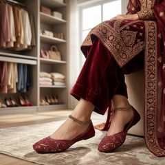 Casual Khussa Maroon 0460020