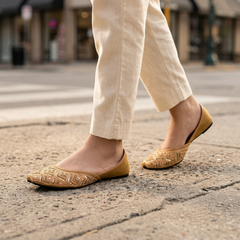 Casual Khussa Mustard 0460020