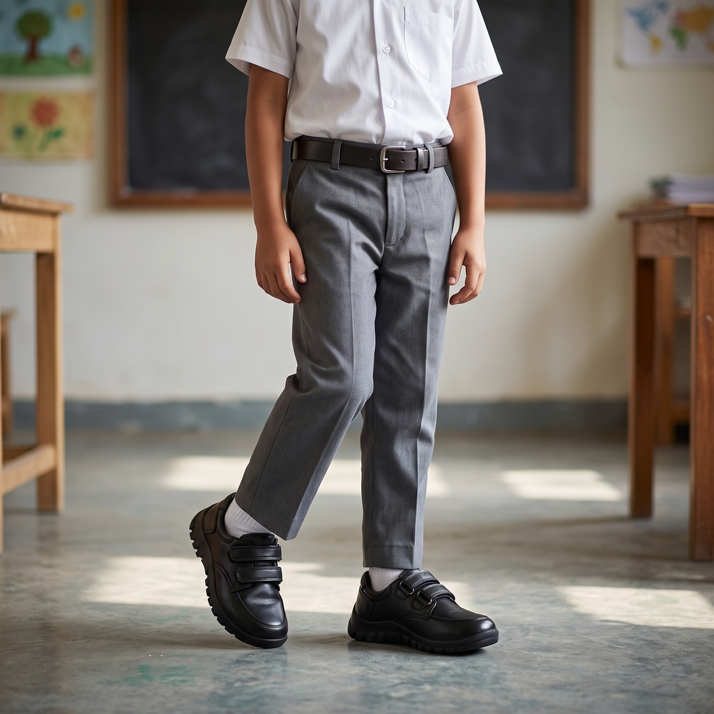 Baba School Shoes Black 0610463