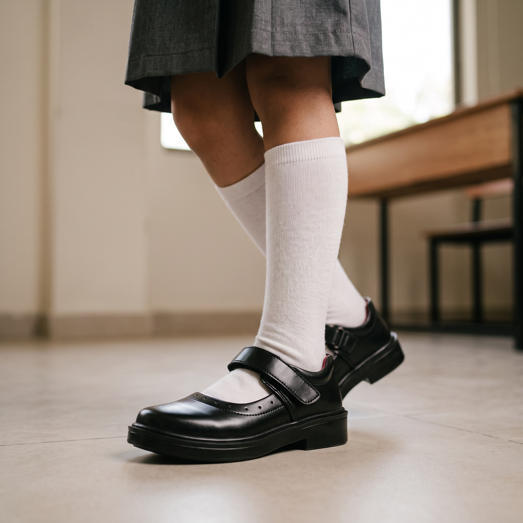 Baby School Shoes Black 0710496