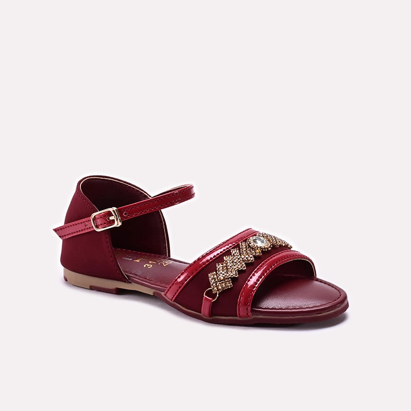 Baby Fancy Sandal Maroon 0721177
