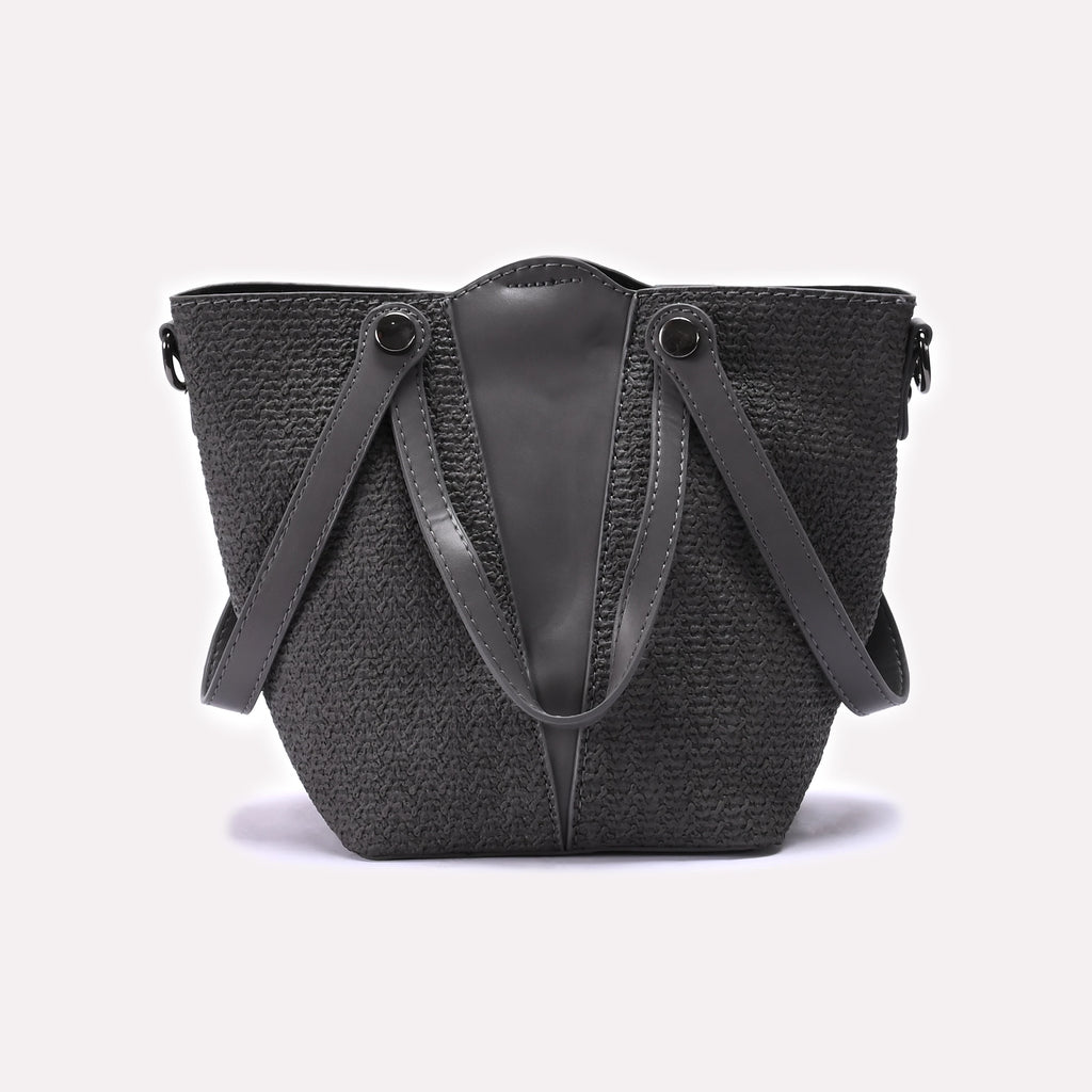 Hand Bag Dark Gray 0322329