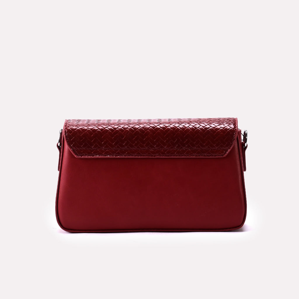 Casual Hand Bags Maroon 0322191