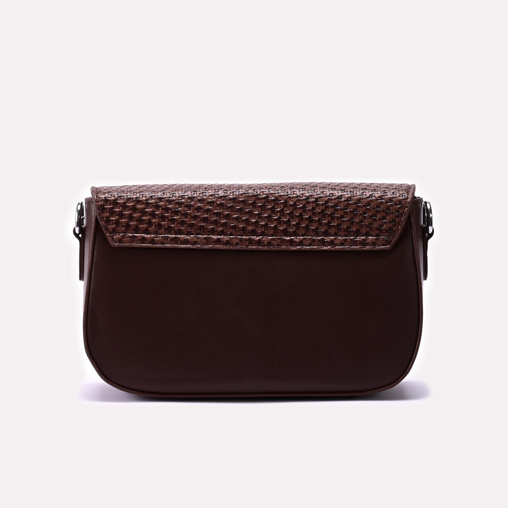 Casual Hand Bag Dark Brown 0322295