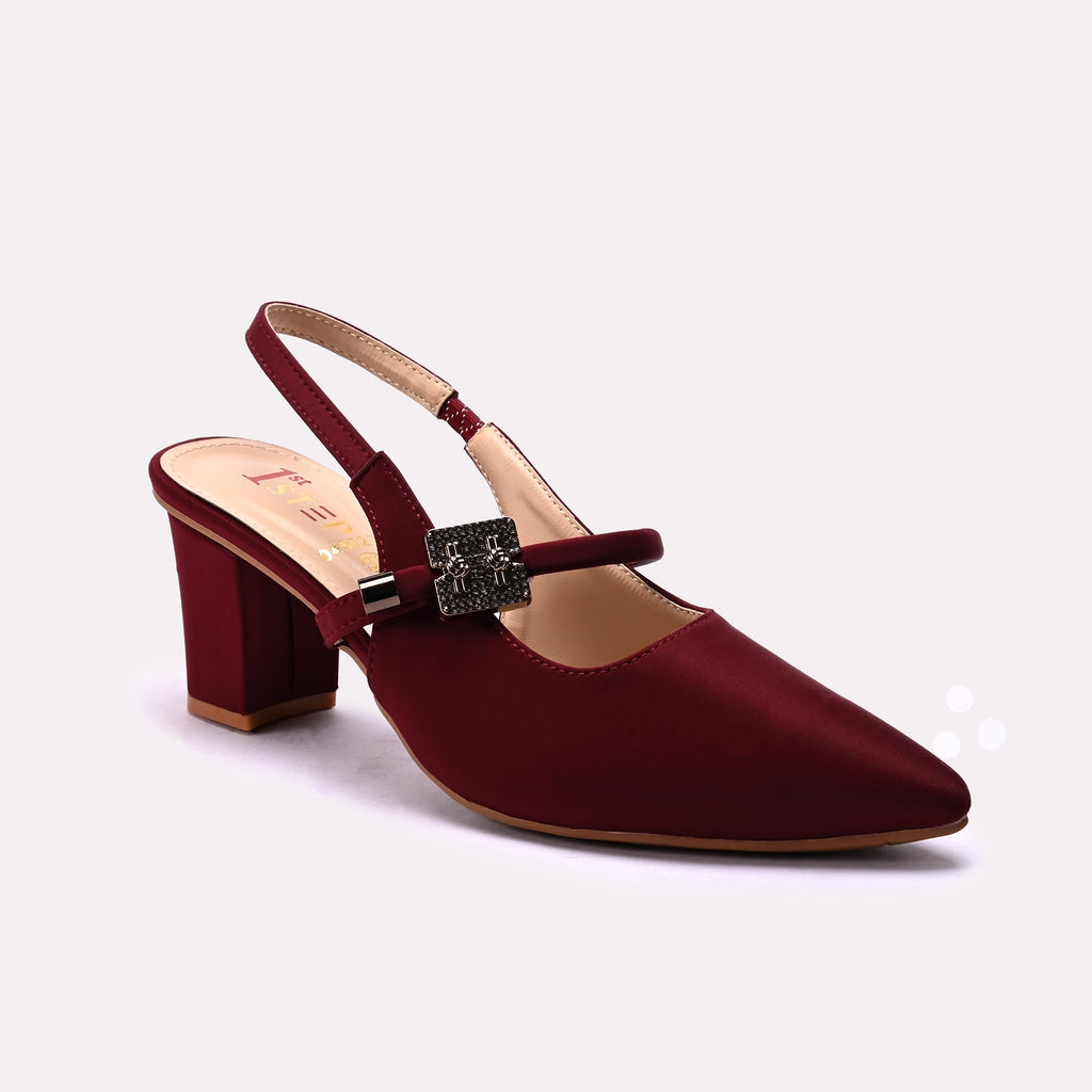 Casual Court Shoes Maroon 0450229