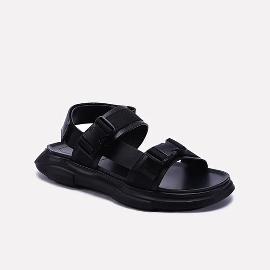 Black Comfy Casual Sandals 0141163
