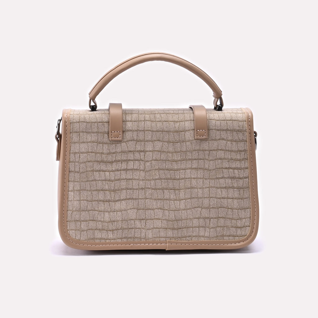 Hand Bag Light Brown 0322334
