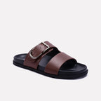 Brown Casual Slides For Men 0151108