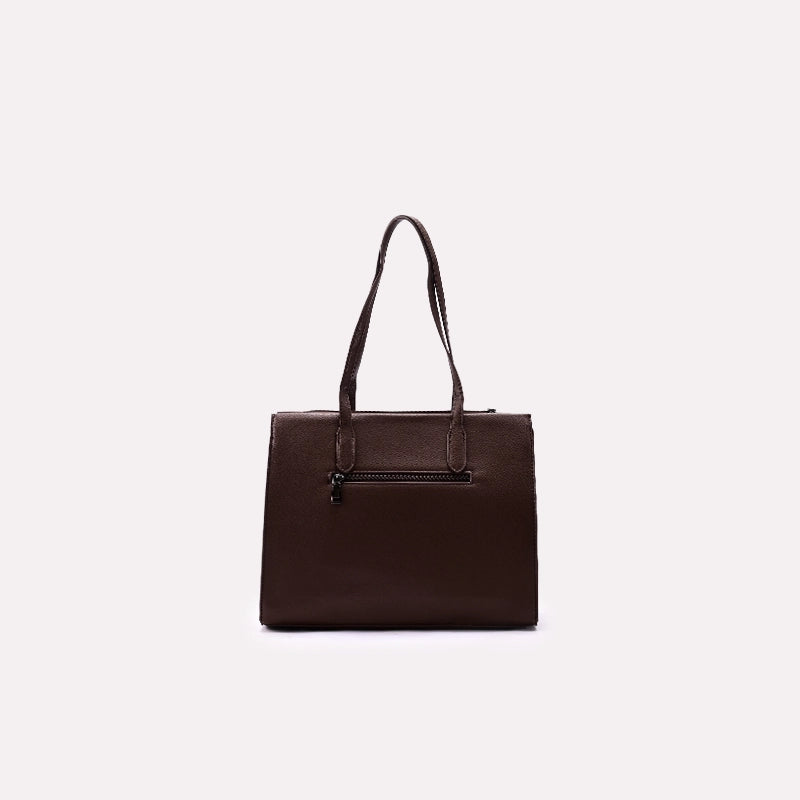 Casual Shoulder Bags Dark Brown 0331491