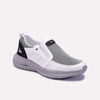 White Casual Slip On Sneakers 0120556