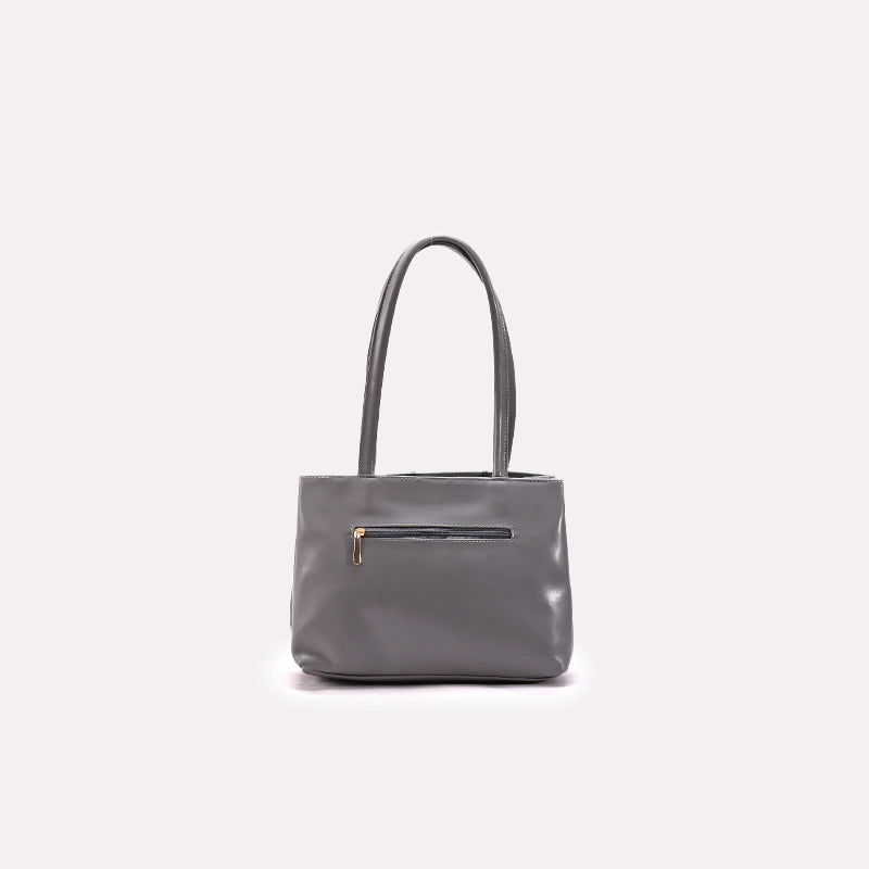 Casual  Shoulder Bags Gray 0331554
