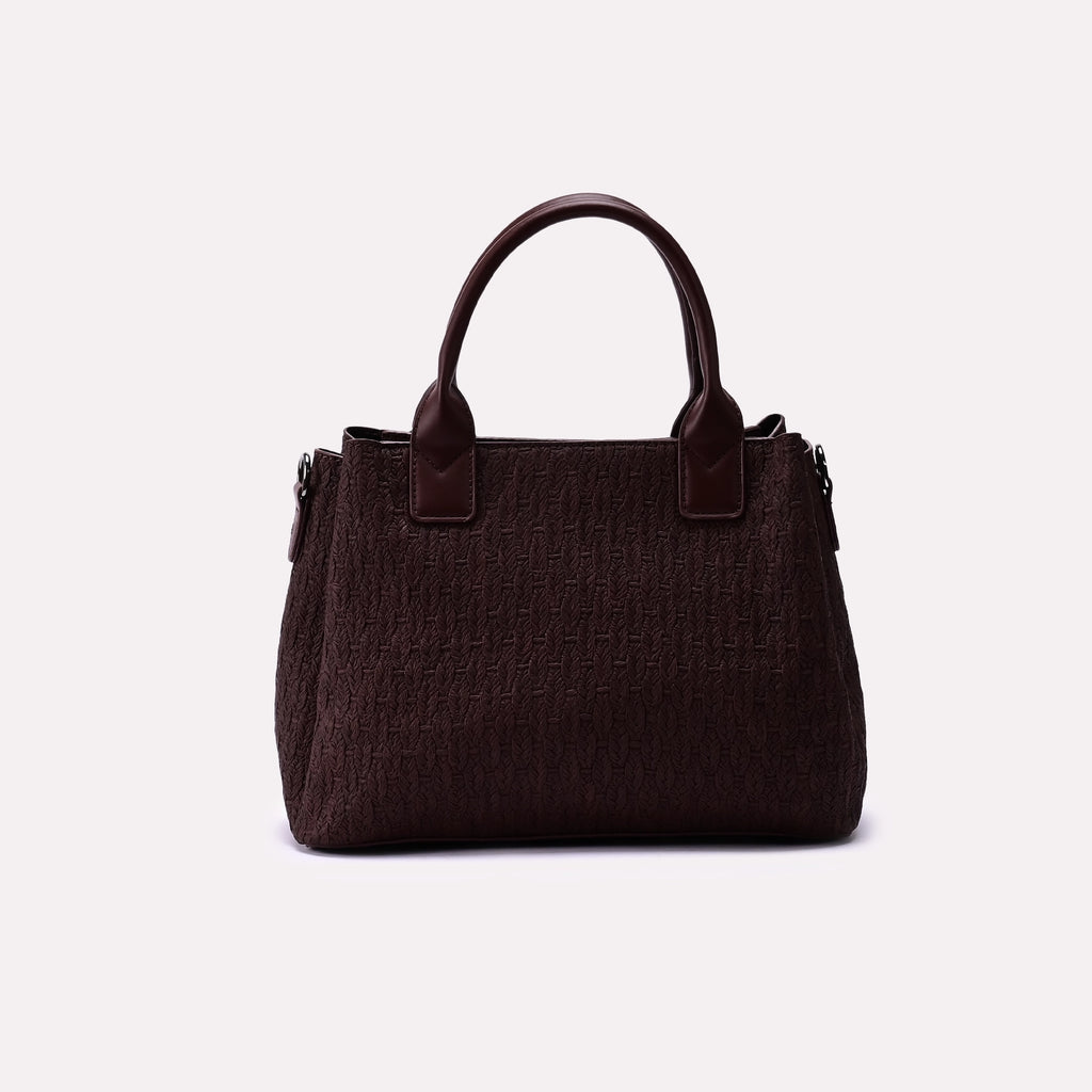 Casual Shoulder Bag Brown 0331756