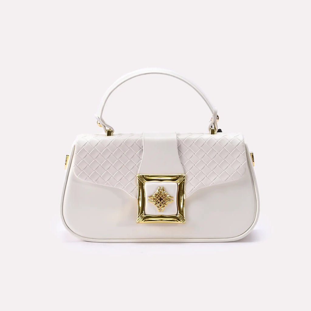 Casual Hand Bags White 0322158