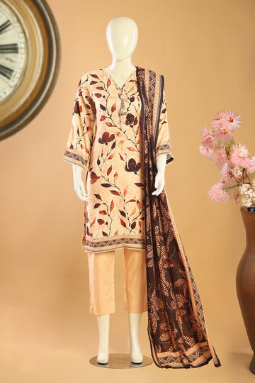 Auburn - 3 Piece Stitched Lawn Suit 15R1116
