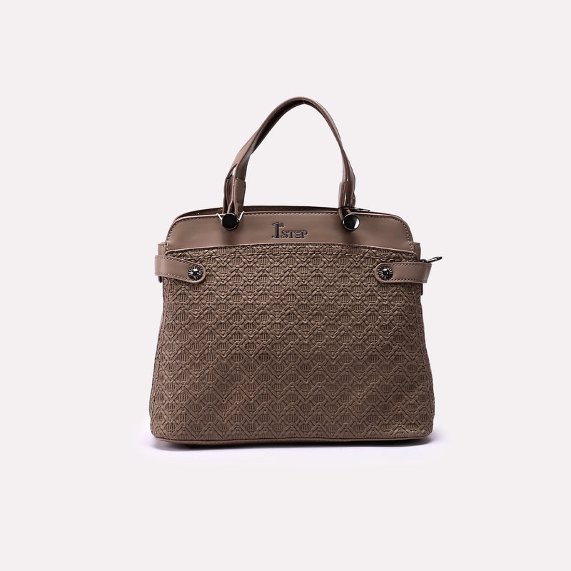 Casual Shoulder Bag Light Brown 0331763