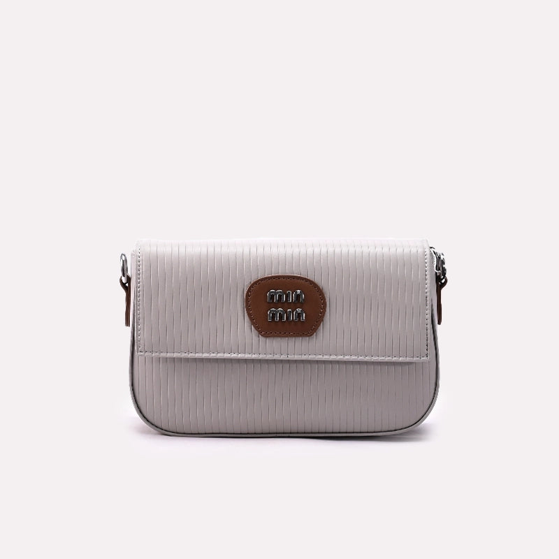 Casual Hand Bags Gray 0322037