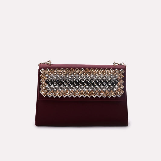 Casual Hand Bags Maroon 0322022
