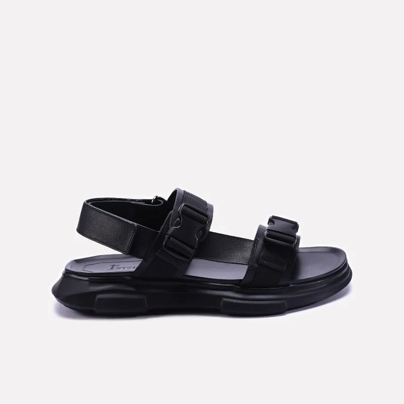 Black Comfy Casual Sandals 0141163