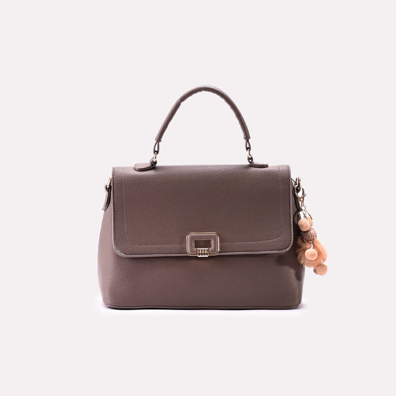 Casual Shoulder Bag Light Gray 0331743