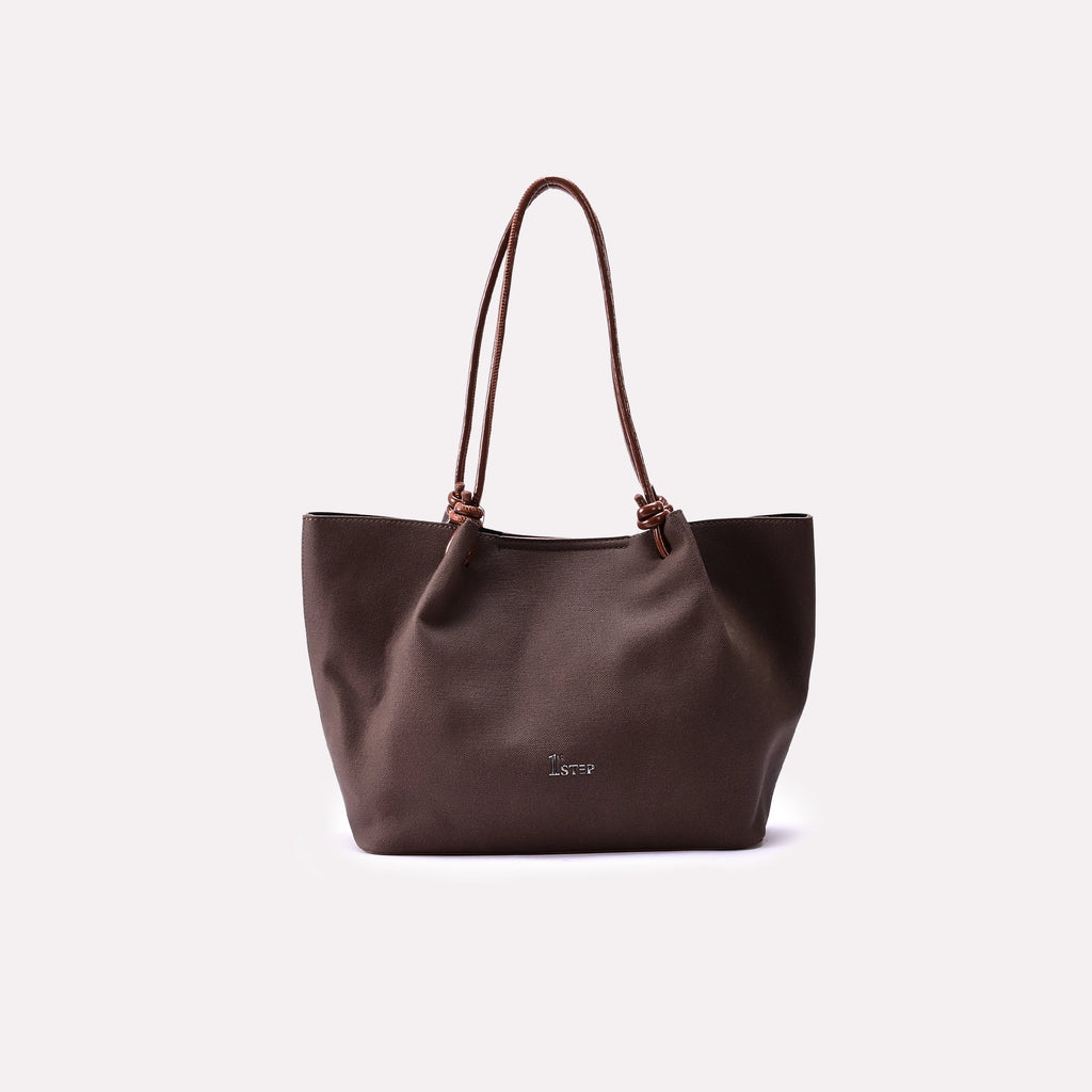 Casual Shoulder Bag Dark Brown 0331765