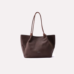 Casual Shoulder Bag Dark Brown 0331765