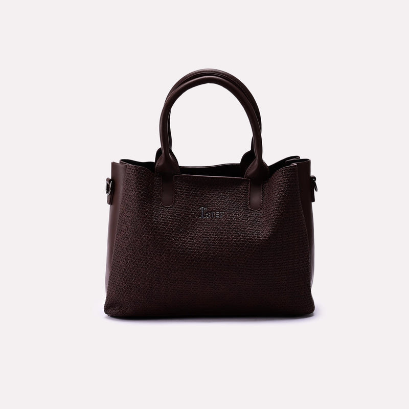 Casual Shoulder Bag Brown 0331758
