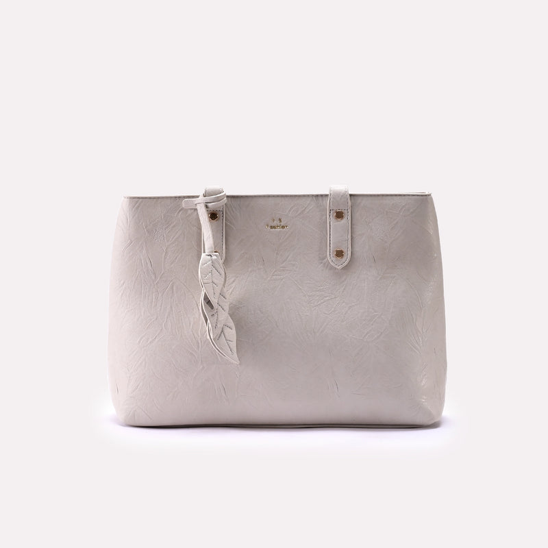 Casual Shoulder Bag Light Gray 0331738