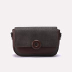 Hand Bag Dark Brown 0322327