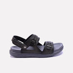 Gray Buckle Strap Sandals 0141156