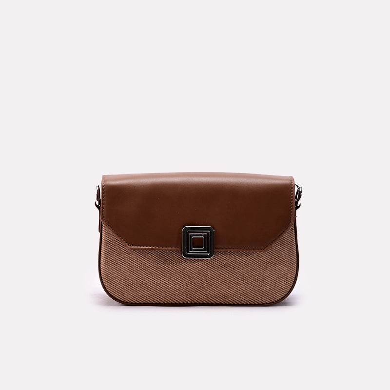 Casual Hand Bags Brown 0322044