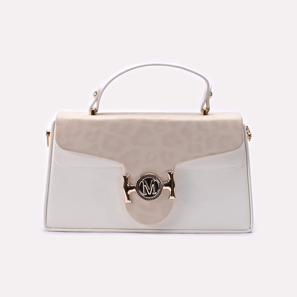 Hand Bag White 0322319