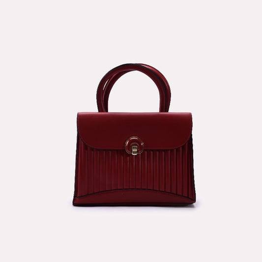 Casual Shoulder Bags Maroon 0331452