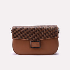 Casual Hand Bag Brown 0322295