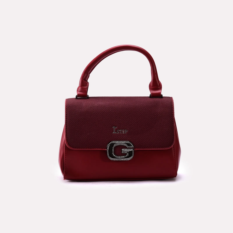 Casual Hand Bag Mahroon 0322184