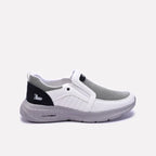 White Casual Slip On Sneakers 0120556