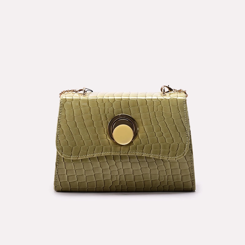 Casual Hand Bags Green 0322056