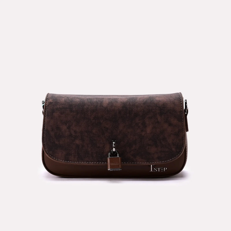 Casual Hand Bag Brown 0322115