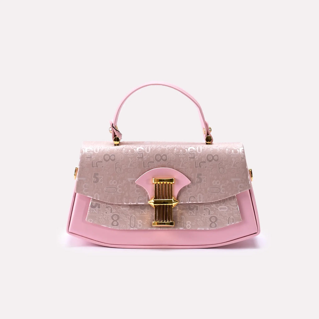 Casual Hand Bags Pink 0322159