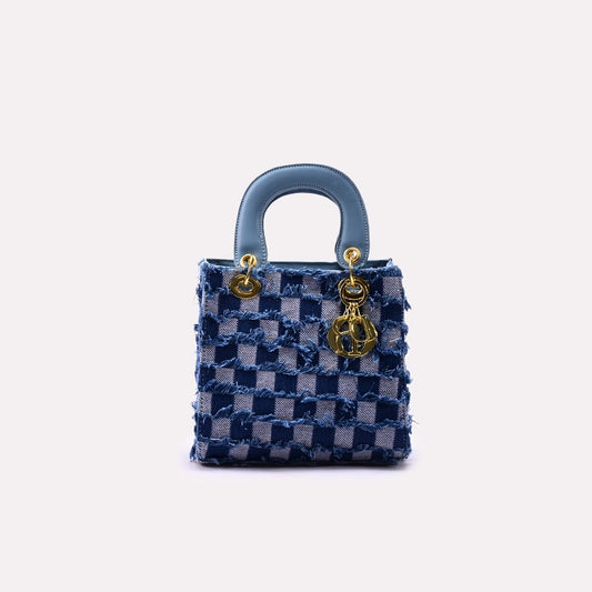 Blue Casual Hand Bags 0322011