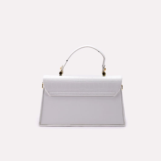 White Casual Hand Bags 0322009