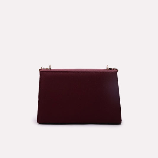 Casual Hand Bags Maroon 0322022