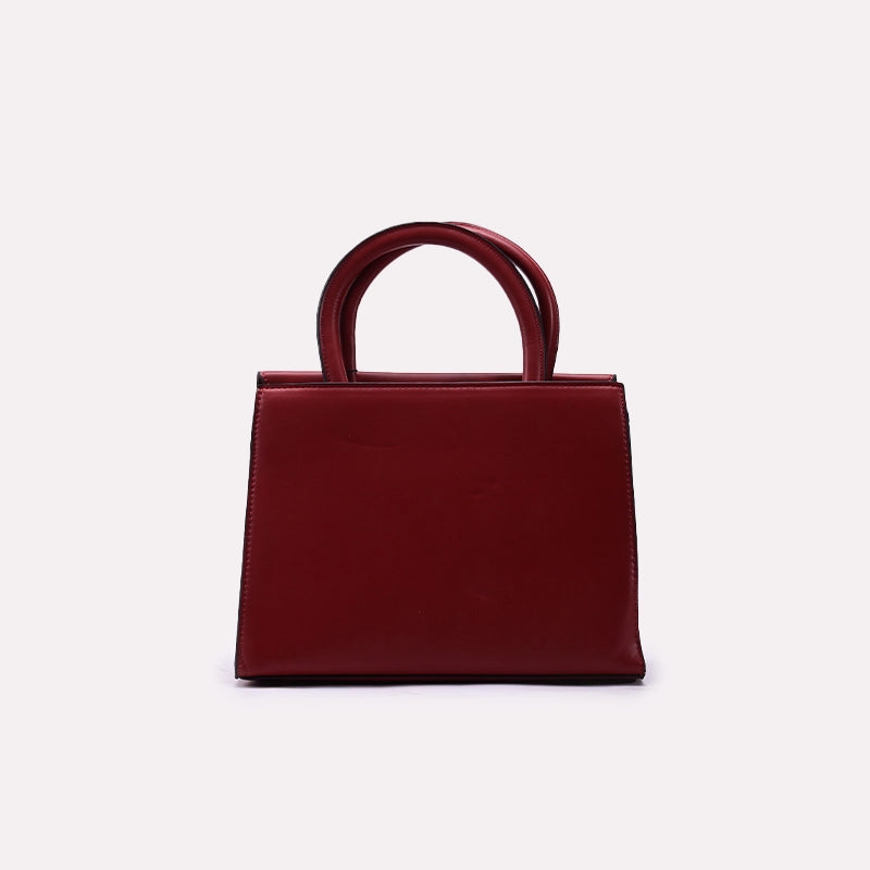 Casual Shoulder Bags Maroon 0331452