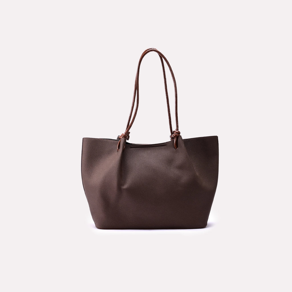 Casual Shoulder Bag Dark Brown 0331765
