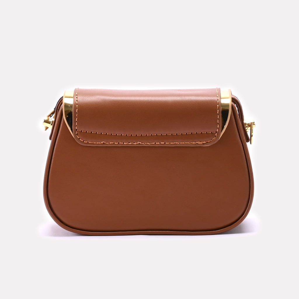 Hand Bag Brown 0322316