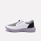 White Casual Slip On Sneakers 0120556