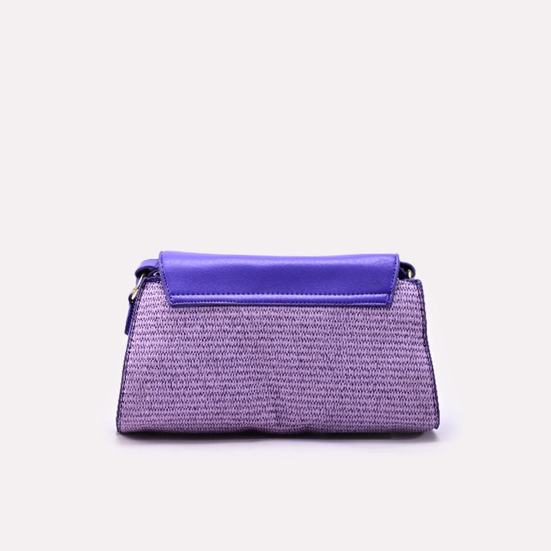 Purple Casual Hand Bags 0322013