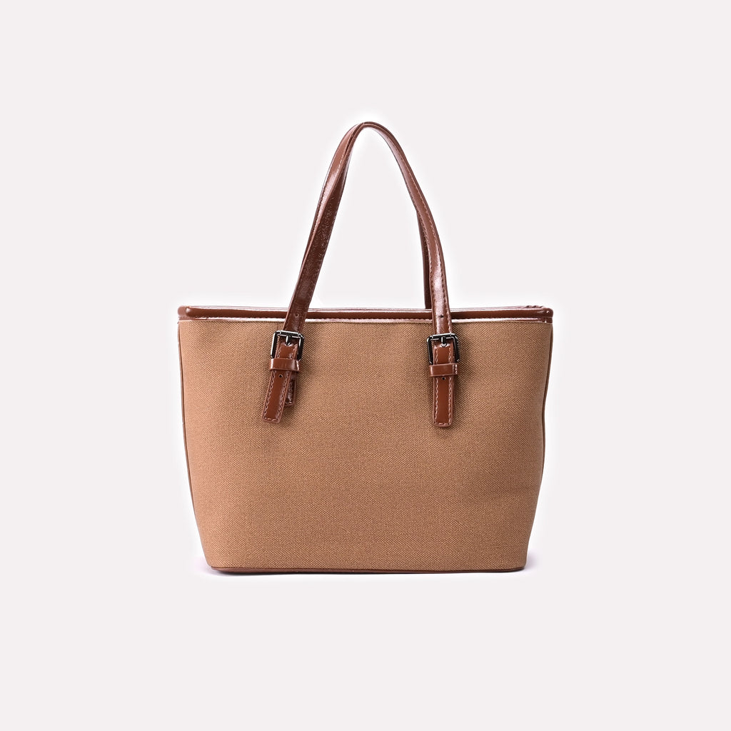 Casual Hand Bag Khaki 0322299