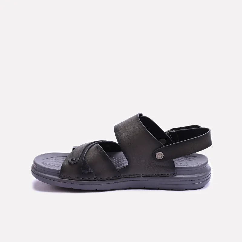 Mens Gray Casual Sandals