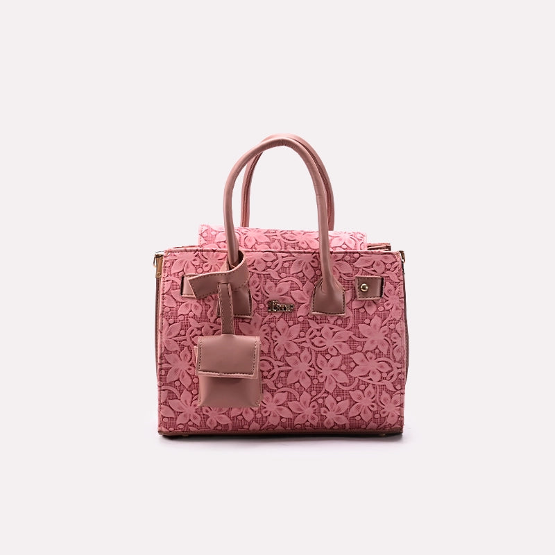 Casual Shoulder Bags Pink 0331488